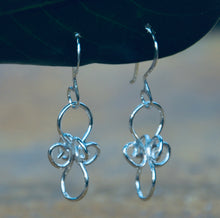 Load image into Gallery viewer, Sterling Silver Swirl Earrings
