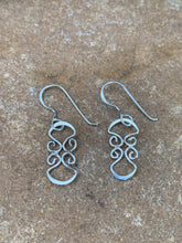 Load image into Gallery viewer, Sterling Silver Flat Swirl Earring
