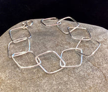 Load image into Gallery viewer, Sterling Silver Square bracelet
