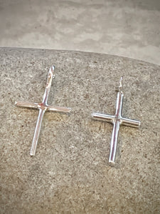 Sterling Silver Cross, 1 1/4"