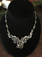 Load image into Gallery viewer, Sterling Silver Half-Moon Necklace
