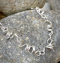 Load image into Gallery viewer, Sterling Silver corkscrew bracelet
