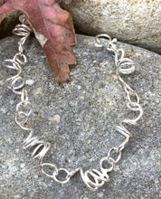 Load image into Gallery viewer, Sterling Silver corkscrew bracelet
