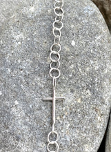 Load image into Gallery viewer, Sterling Silver Cross bracelet
